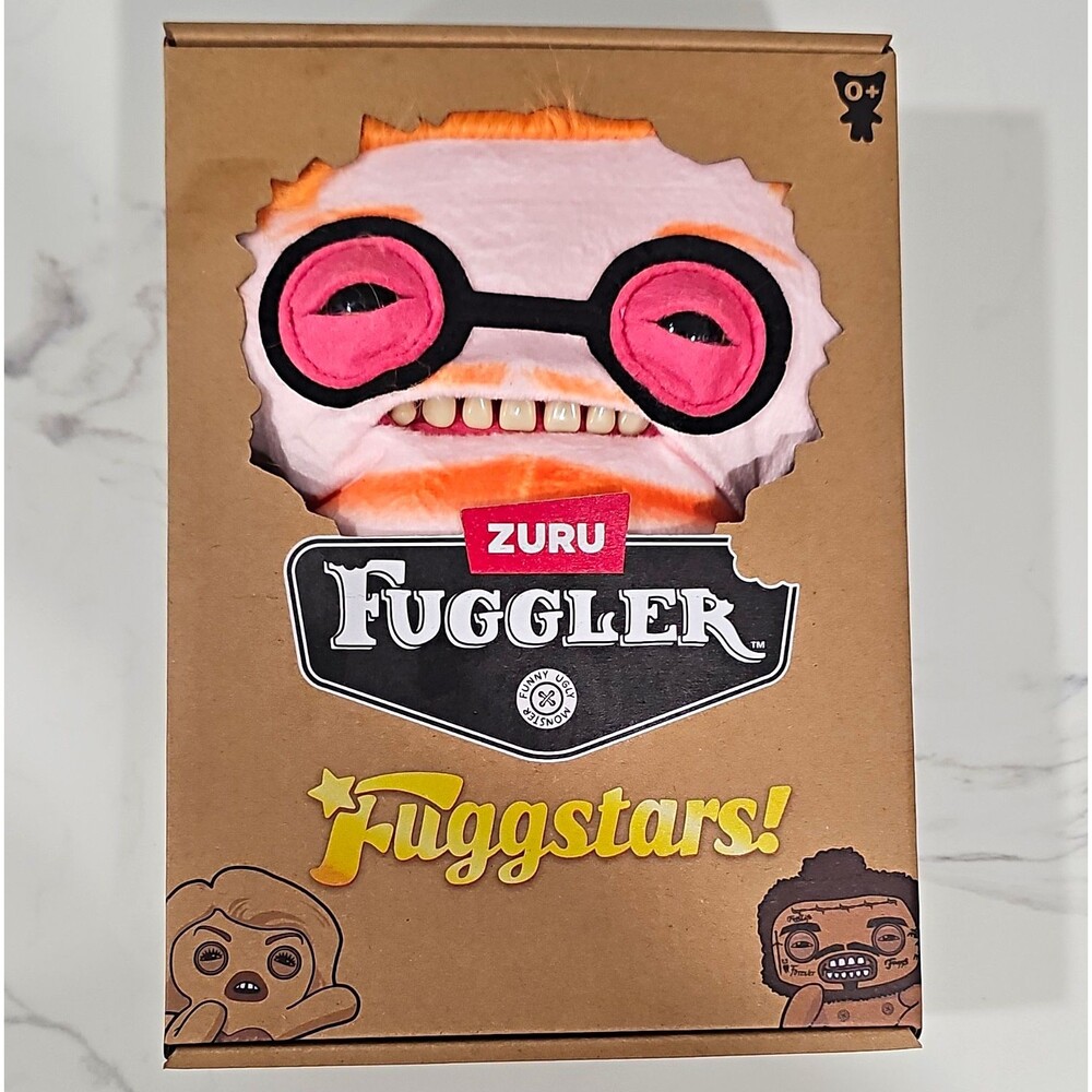 ZURU Fuggler Fuggstars Gunky Goober Monster Plush Figure Boxed Small 15754G